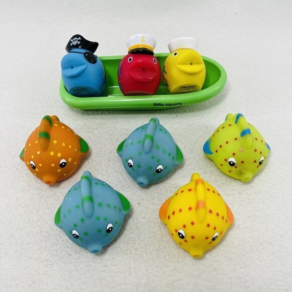 Cribmates Babyking Squirt Fish Boat Pool Water Toy Bathtub Beach Kid Toddler Lot - Picture 7 of 10
